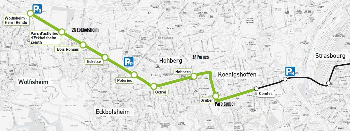 carte nouvelles sations tram ouest